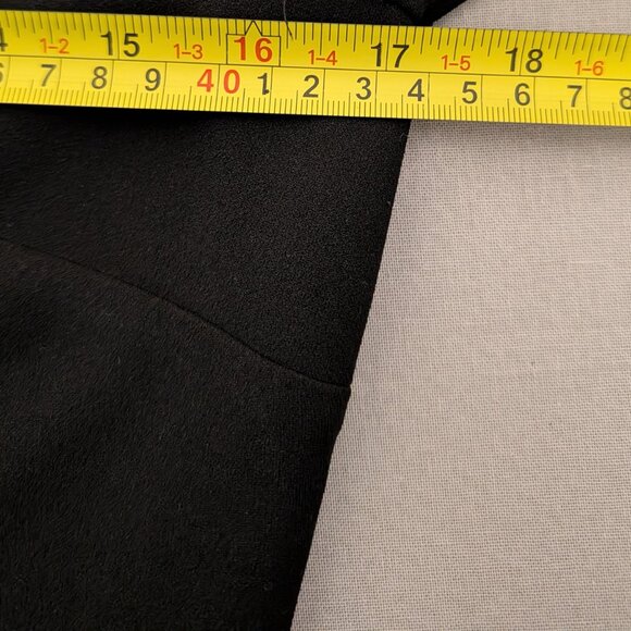 Calvin Klein Black Dress Bell Sleeve Round Neck  Size 8 - Picture 5 of 9